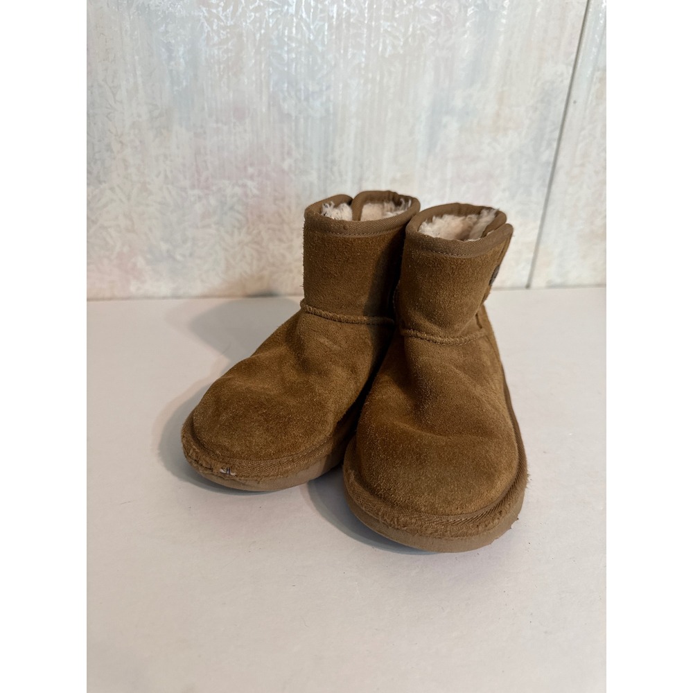 UGG Classic II Mini Chestnut Suede Boots Kids Size 13 1118890K